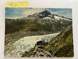 alte Ansichtskarte Rhonegletscher mit Nägelisgrätli