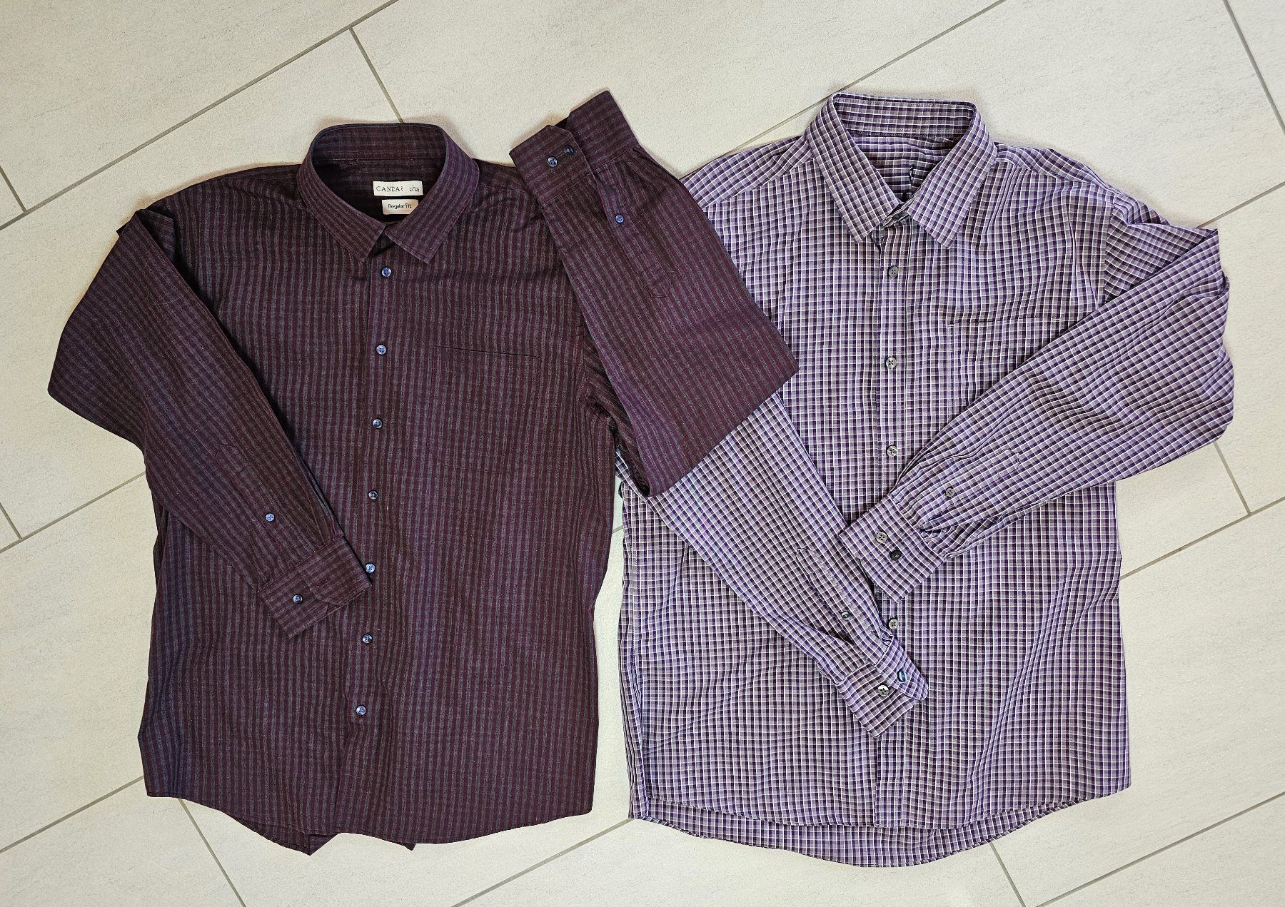 C&A Hemden: 2 Herrenhemden Gr.L  41/42; Regular Fit – Gebraucht aus Einigen von Pretorius66