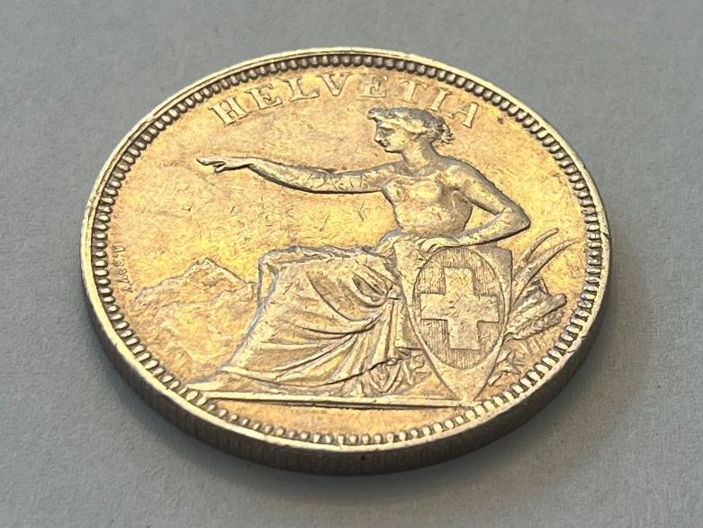 Toutes les monnaies: 5 Franken 1874 B. – D'occasion à Tägerwilen par Beata1sager 7