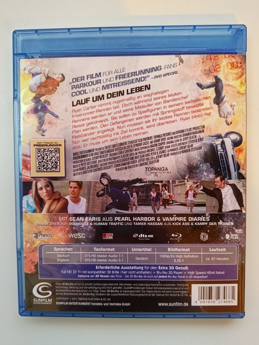 Tutti i DVDs: Freerunner 3D – Usato da Liestal venduto da Kratzilla 2