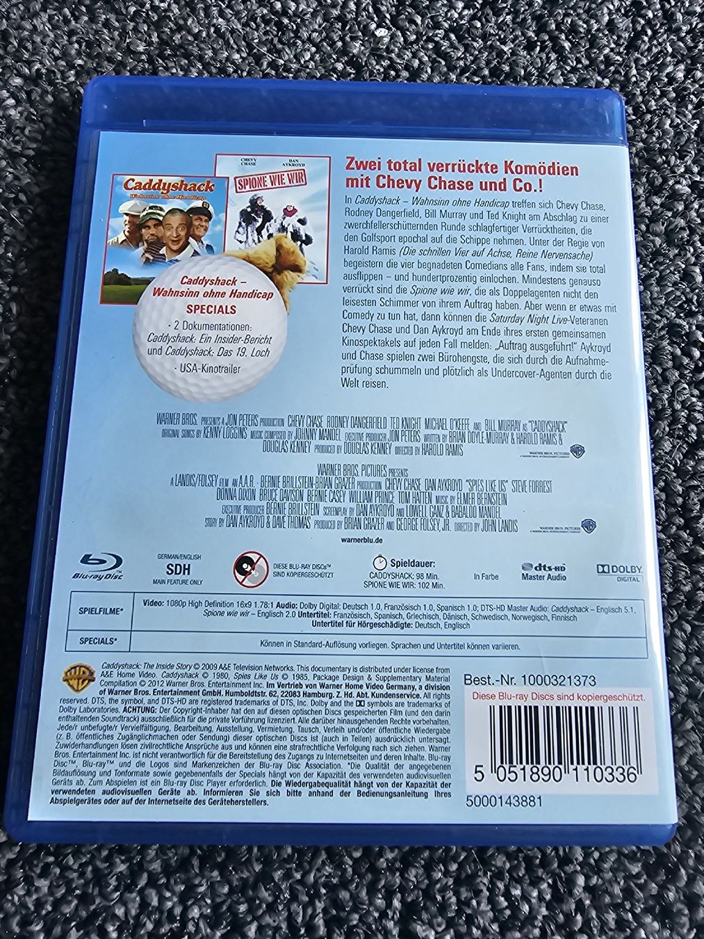Tous les DVDs: Caddyshack / Spione wie wir Blu-ray  – D'occasion à Ruswil par jan_bxl5 1