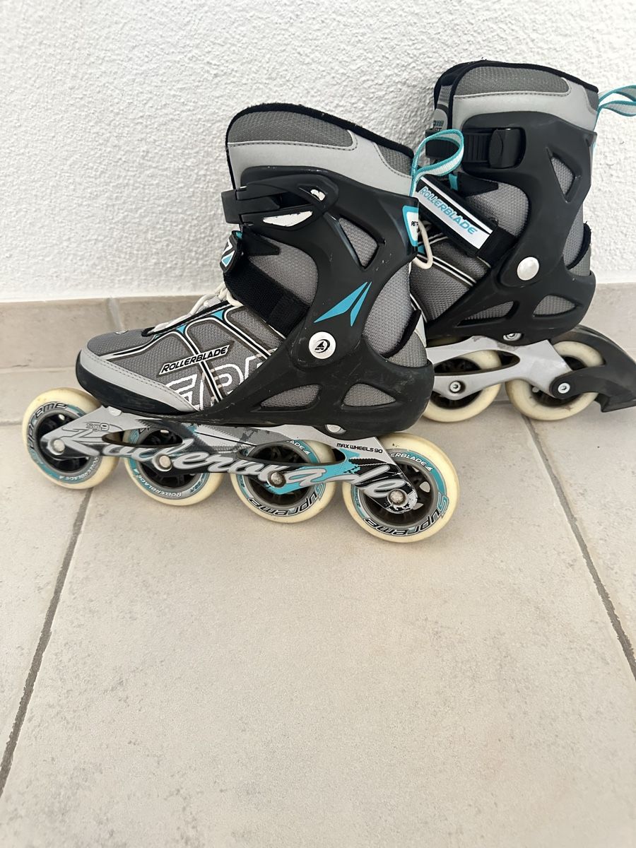 Pattini in linea & Pattini a rotelle: Rollerblade Damen Astro 90 Gr 39 – Usato da Stallikon venduto da samobini