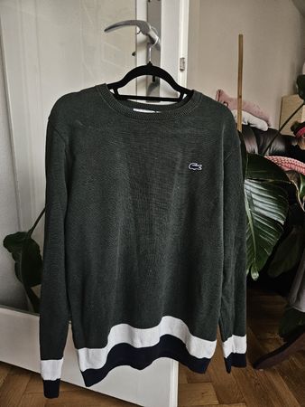 Pull Lacoste Homme, taille L, vert sapin.