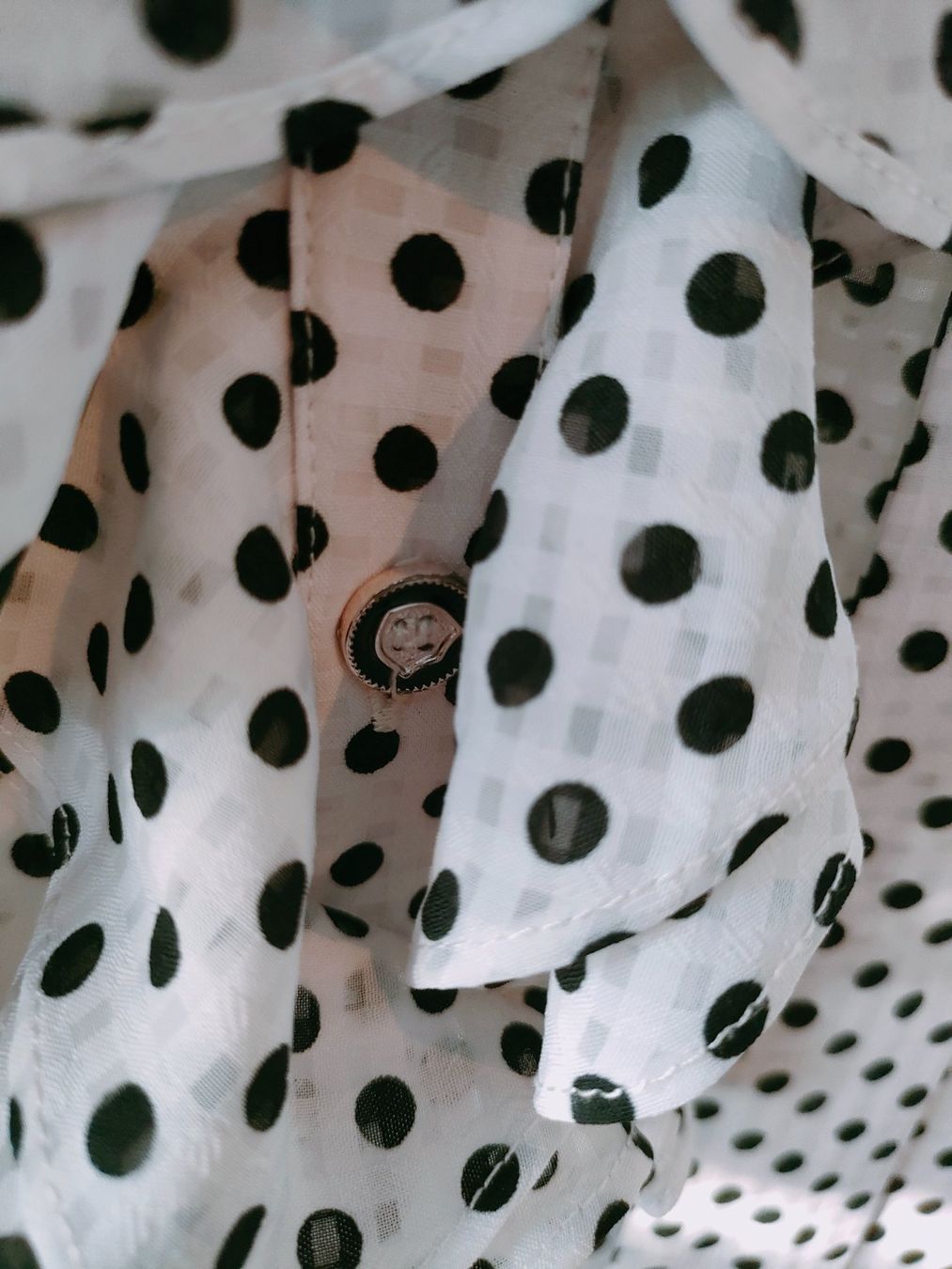 Vestiti: Originales Kleid mit schwarzen Punkten als Muster – Nuovo (secondo la descrizione) da Dietikon venduto da MJ_Sporting 7
