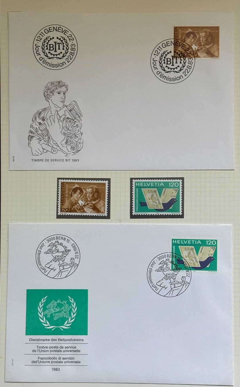 Alle Briefmarken: 1983 – Gebraucht aus Ostermundigen von Wyatt-Earp