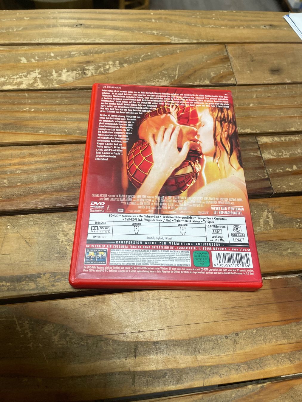 Tutti i DVDs: DVD Spiderman (allemand) – Usato da moudon venduto da faucheur2 1
