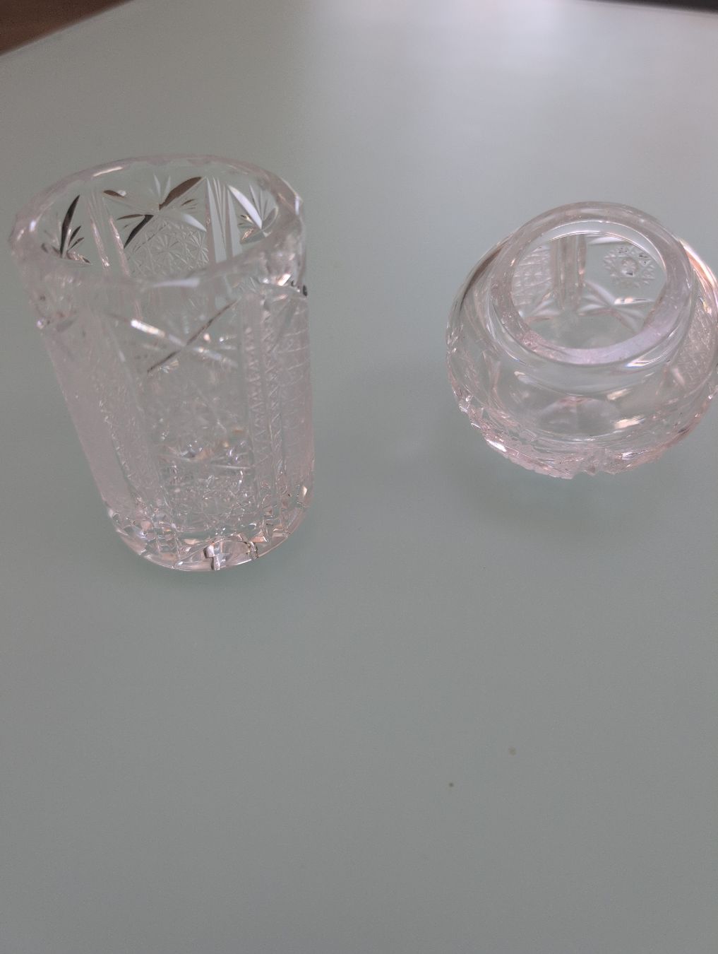 Vasen & Gefässe: Verre Cristal Taillé Ensemble Bon État – Gebraucht aus Lignières von Sulyvan