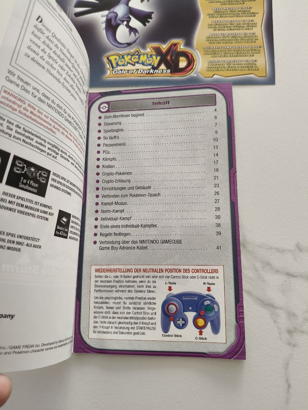 Nintendo Giochi: Spieleanleitung Pokemon XD Der Dunkle Sturm GameCube – Usato da Oensingen venduto da ece_8k7q 3