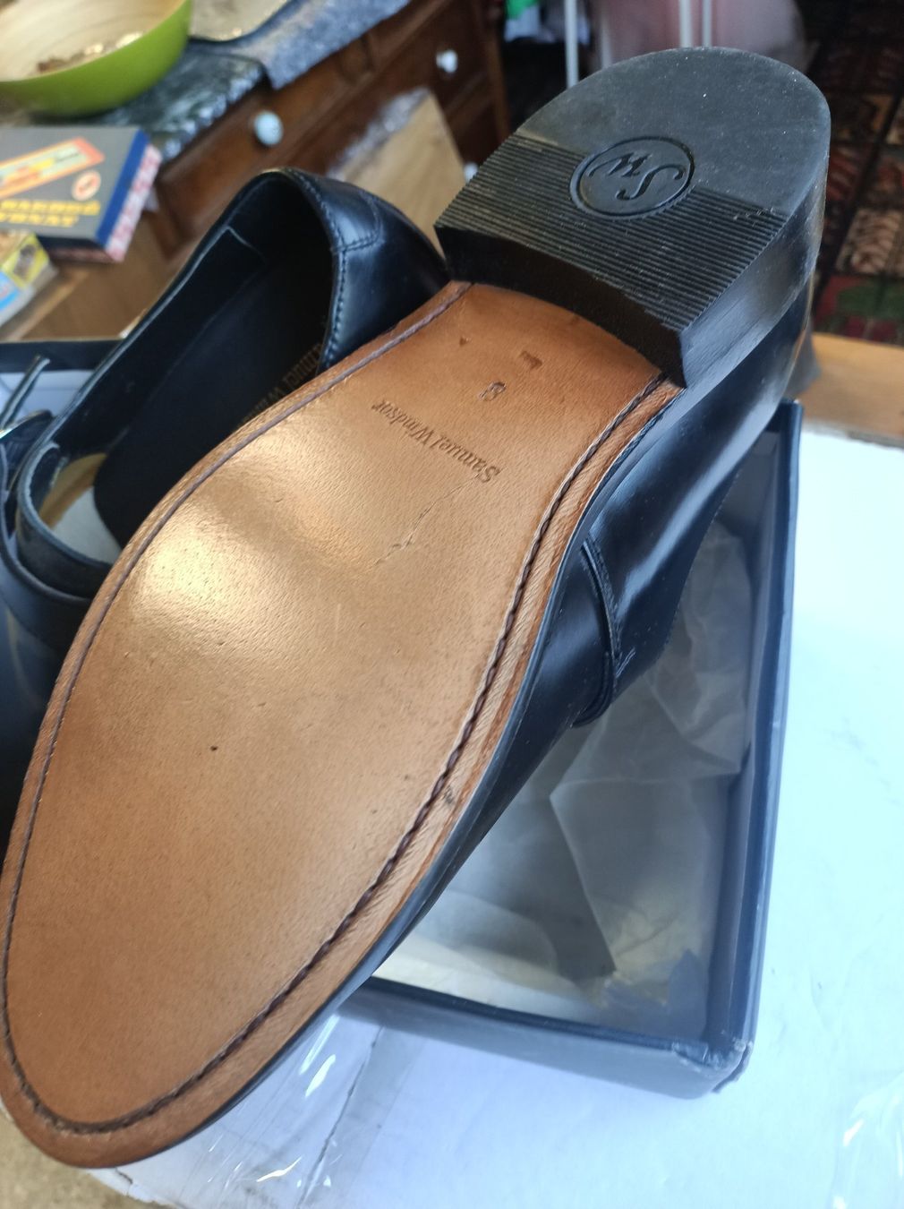 Scarpe da uomo: Markenschuhe, Rahmengenäht, Grösse 42 – Nuovo e nell'imballaggio originale da Wilchingen venduto da mrw_ymp9 2
