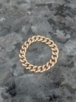 Bague chaîne or 18K / 18K Goldring – Kettenring Panzer
