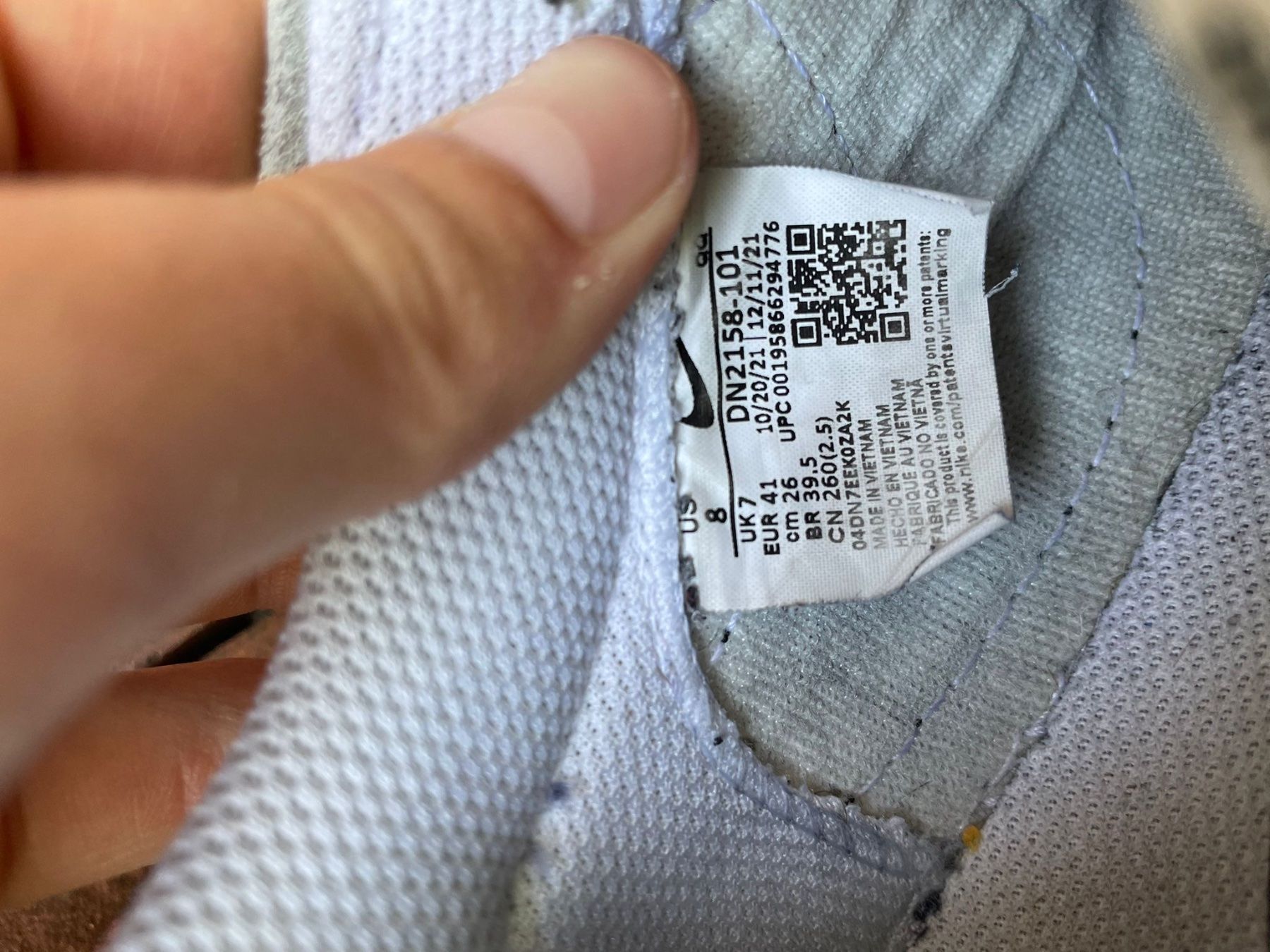 Nike Scarpe per ragazzi: Nike Kinder Turnschuhe weiss, Grösse 41 – Usato da Buchs ZH venduto da gavvier 3