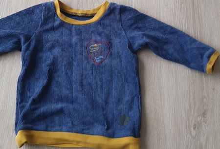 Pull chaud enfant bleu, pour l'hiver! Taille 9mois