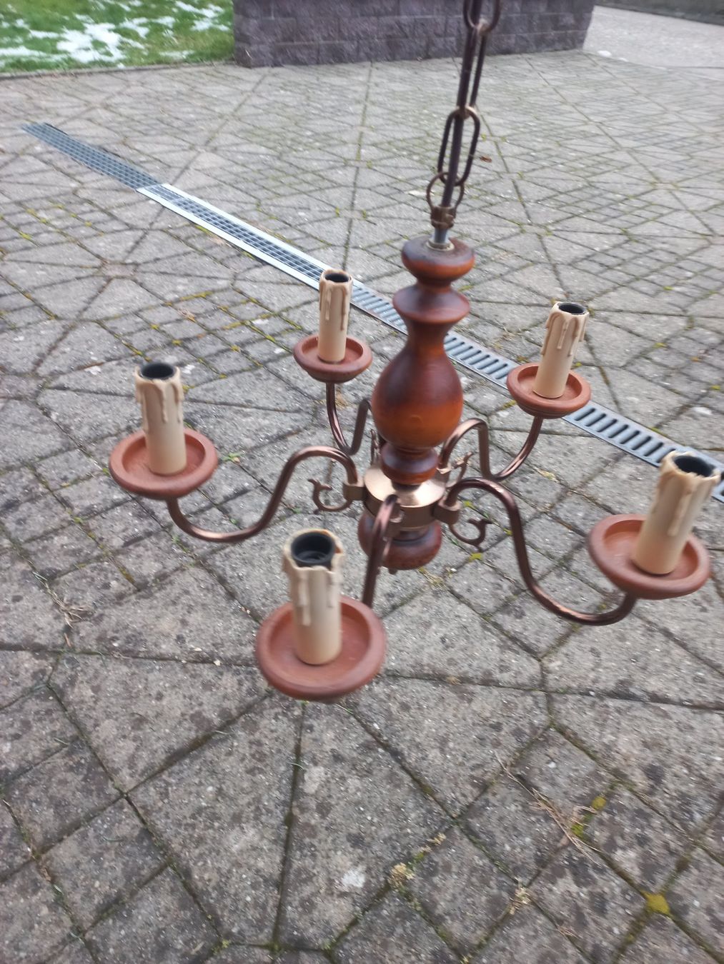 Lampadari & plafoniere: Rustikaler Leuchter / Lampe Chalet / Rustico Bauernhaus usw. – Usato da DULLIKEN venduto da Lerchclassicdulliken 2