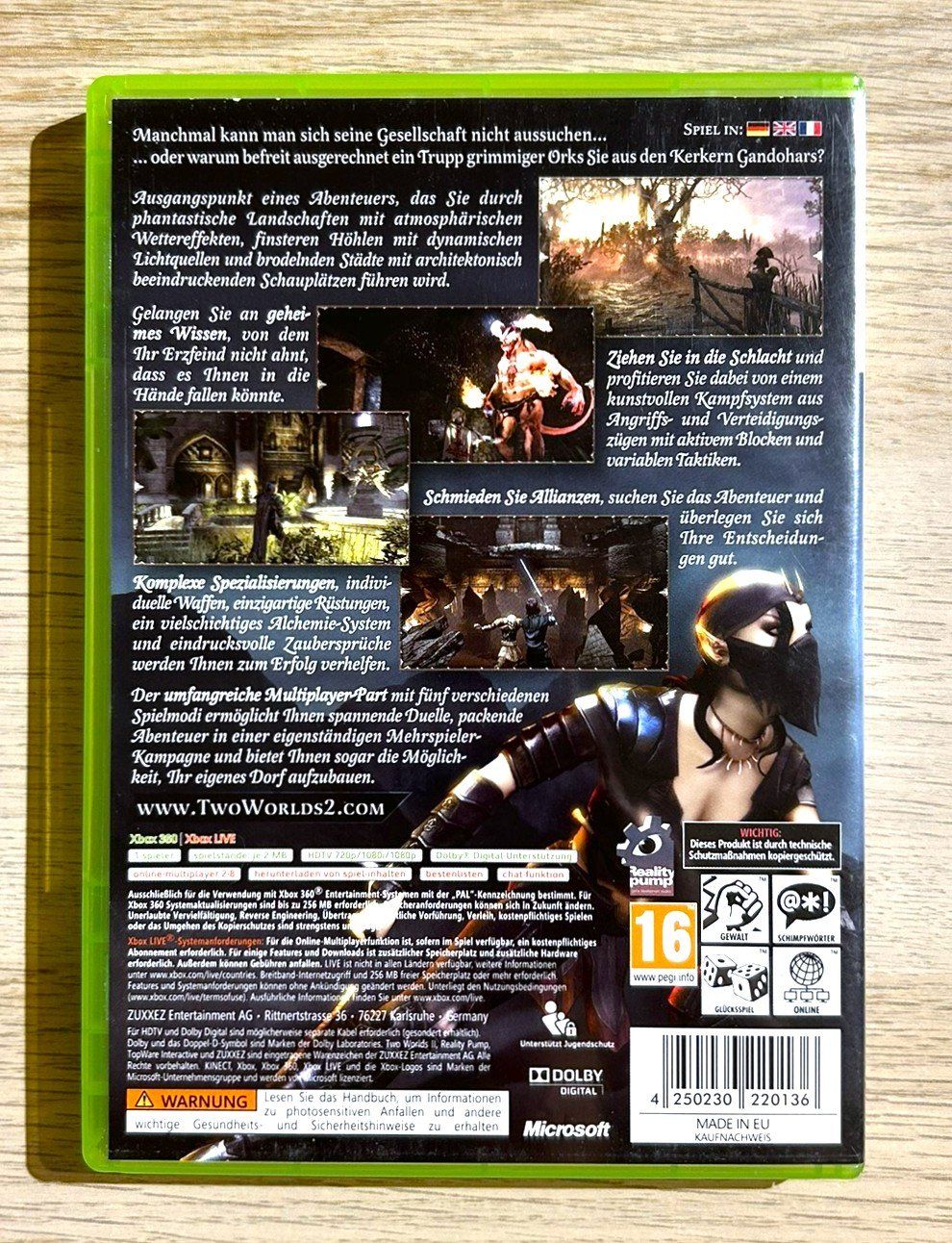 Microsoft Jeux: Two Worlds II Xbox 360 – D'occasion à St. Gallen par Alpine.Arcade 1