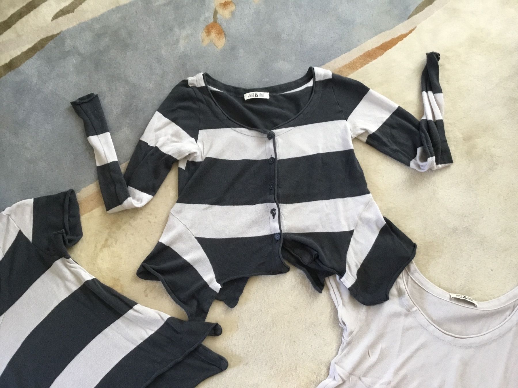 Lotti di vestiti: Superbe ensemble 3p pur coton JAYKO anthracite/crème, t. 40 – Nuovo (secondo la descrizione) da Genève venduto da Mazelyne 4