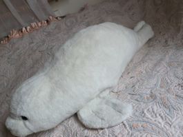 Plüschtier dienweisse Robbe siehe Foto