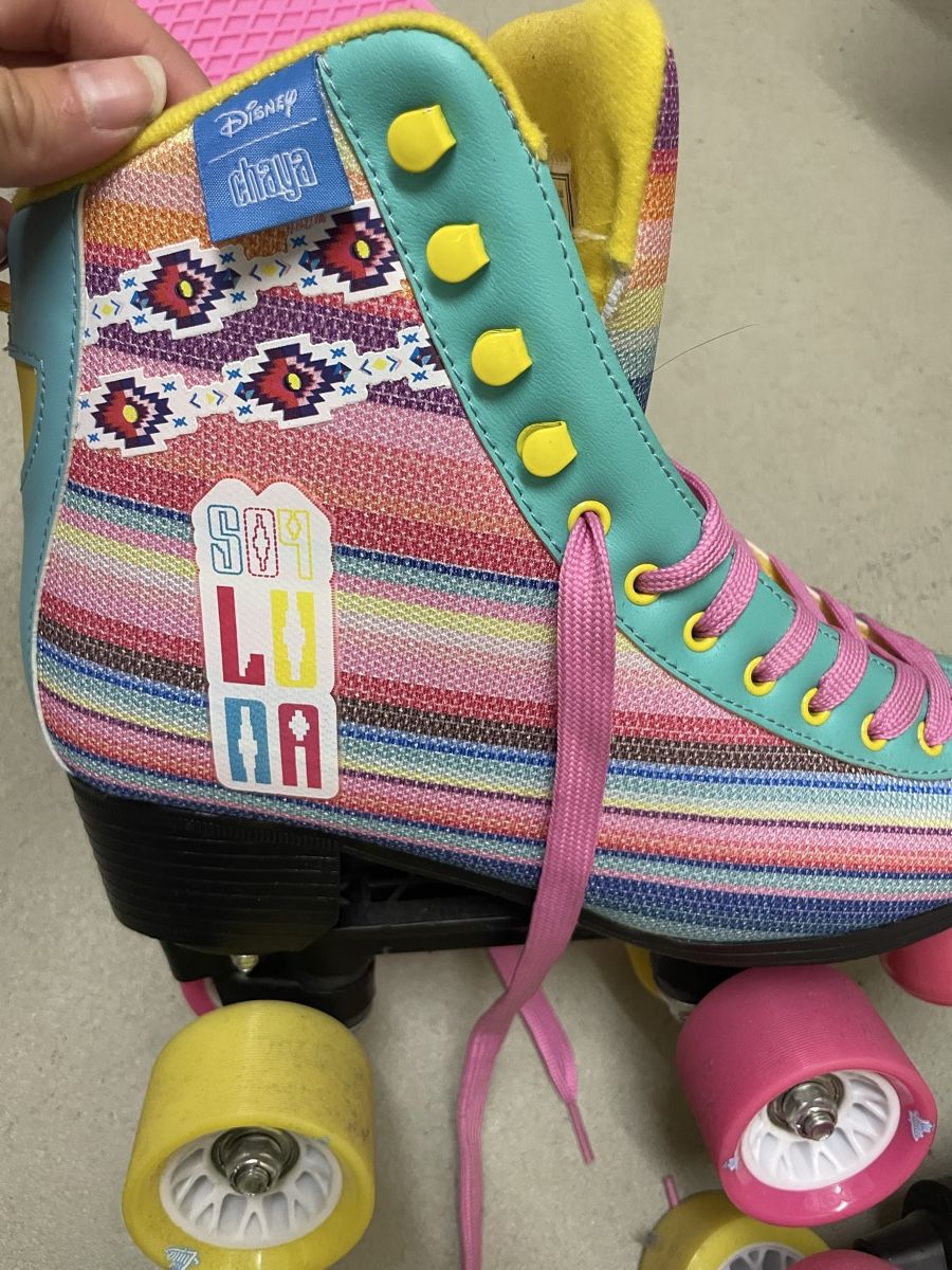 Pattini in linea & Pattini a rotelle: Soy Luna Rollschuhe bunt – Nuovo (secondo la descrizione) da Lausen venduto da Fede00 1