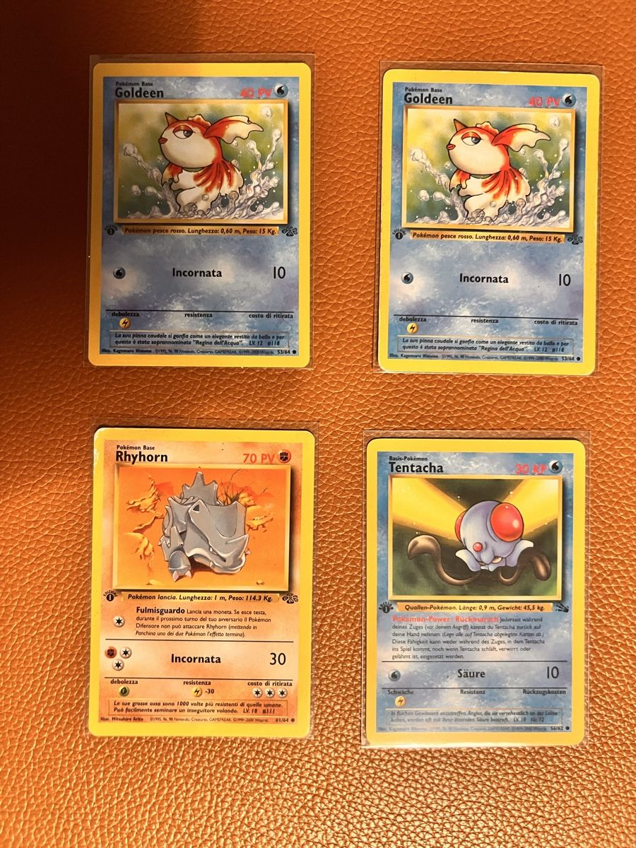 Pokémon Carte collezionabili: 4 first edition cards (1995) – Usato da Lugano venduto da Pokemon_LVGA 2