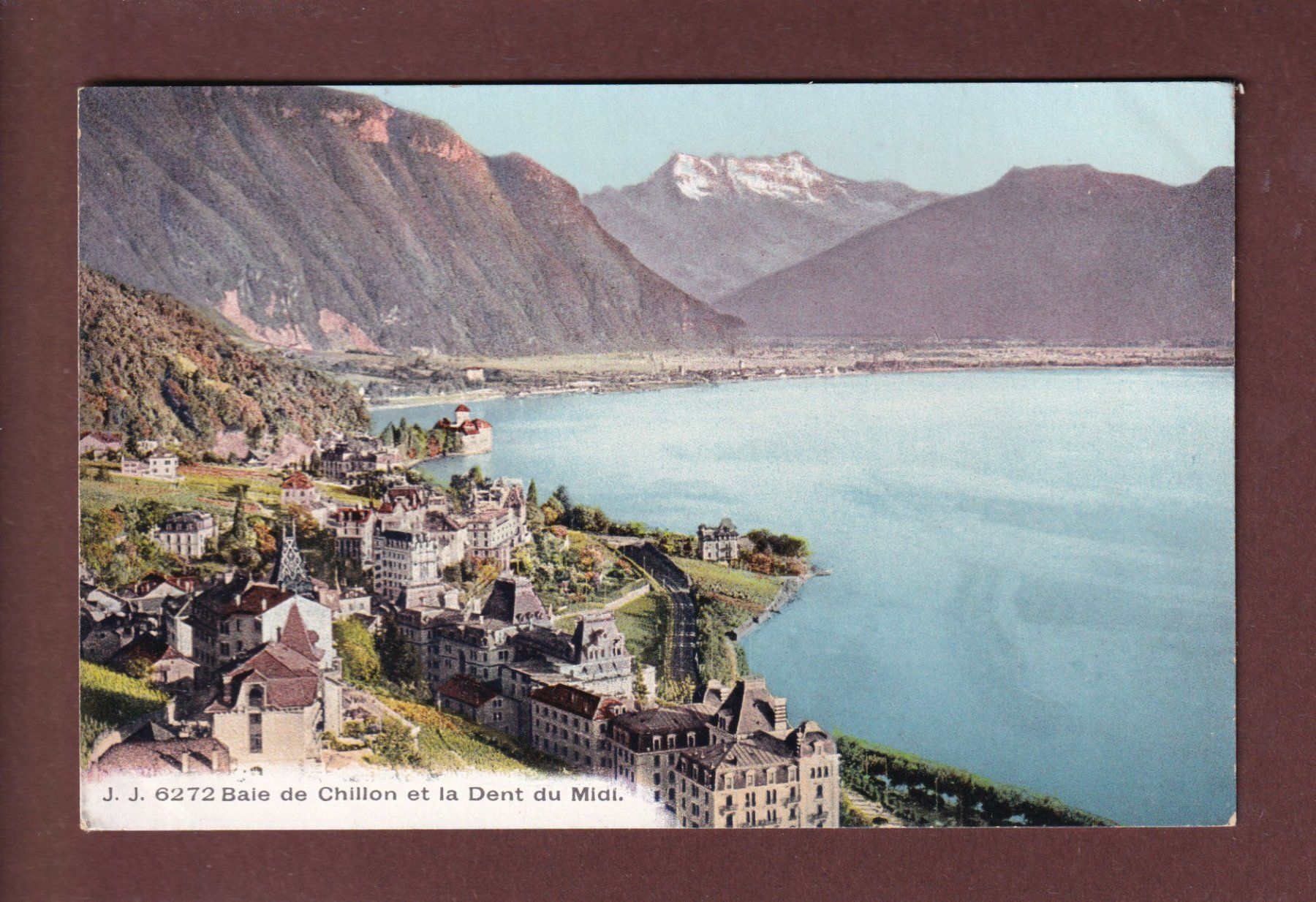 Cartes postales: MONTREUX - Chillon - Dents du Midi – D'occasion à Pully par nicecards-shop