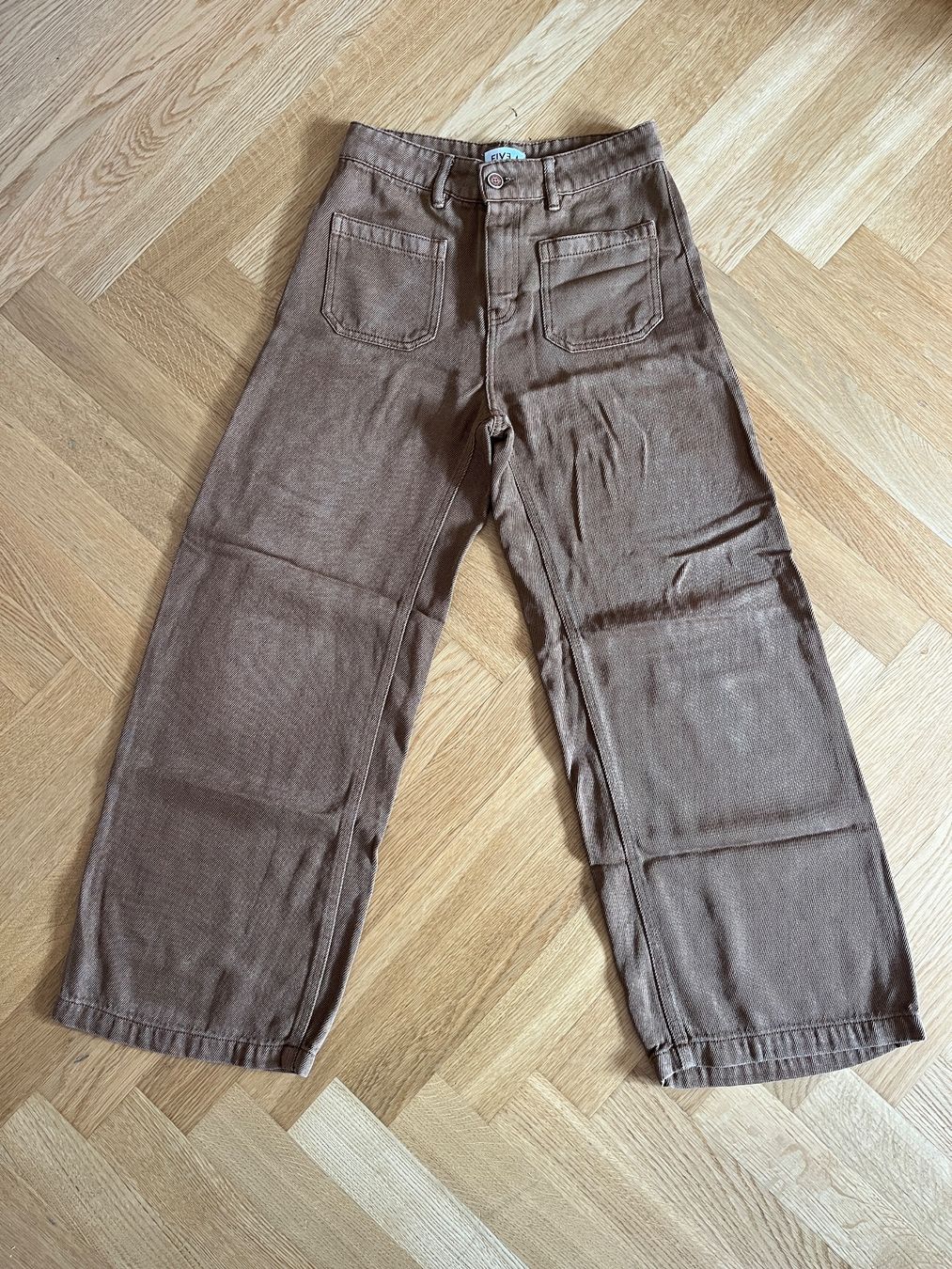 Pantaloni: FIVE Damen Hose braun 100% Lyocell – Usato da Zürich venduto da bretxo