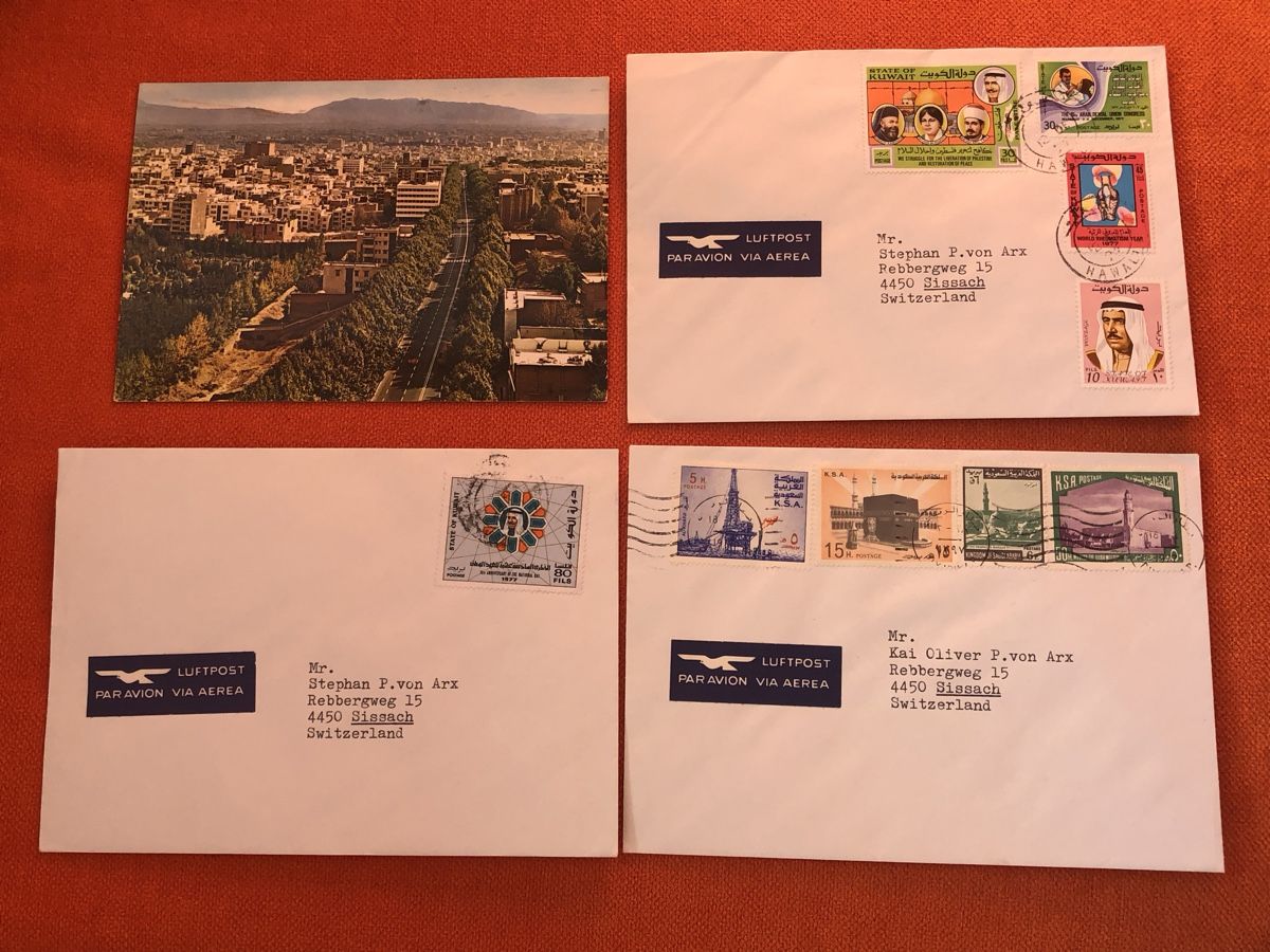 Tutti i francobolli: 4 VON ARX Flugbelege – Usato da Lufingen venduto da Rac0