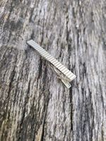 Accessoires: Krawattennadel silber gestreift