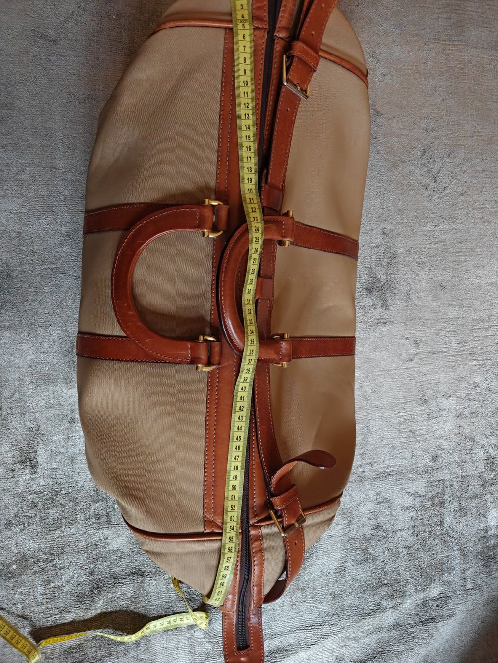 Lanvin Borse: Lanvin weekender tote travel bag zip pockets leather handles – Usato da Geneve venduto da readycat 4