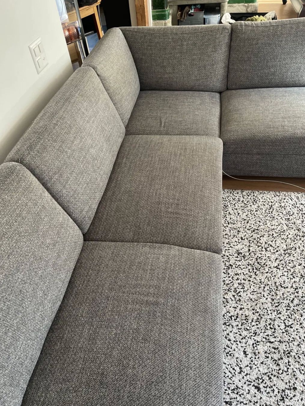Ikea Sofas: Grosses Ecksofa IKEA SÖRVALLEN, 4-sitzig grau – Gebraucht aus Riedikon von famsholino 2