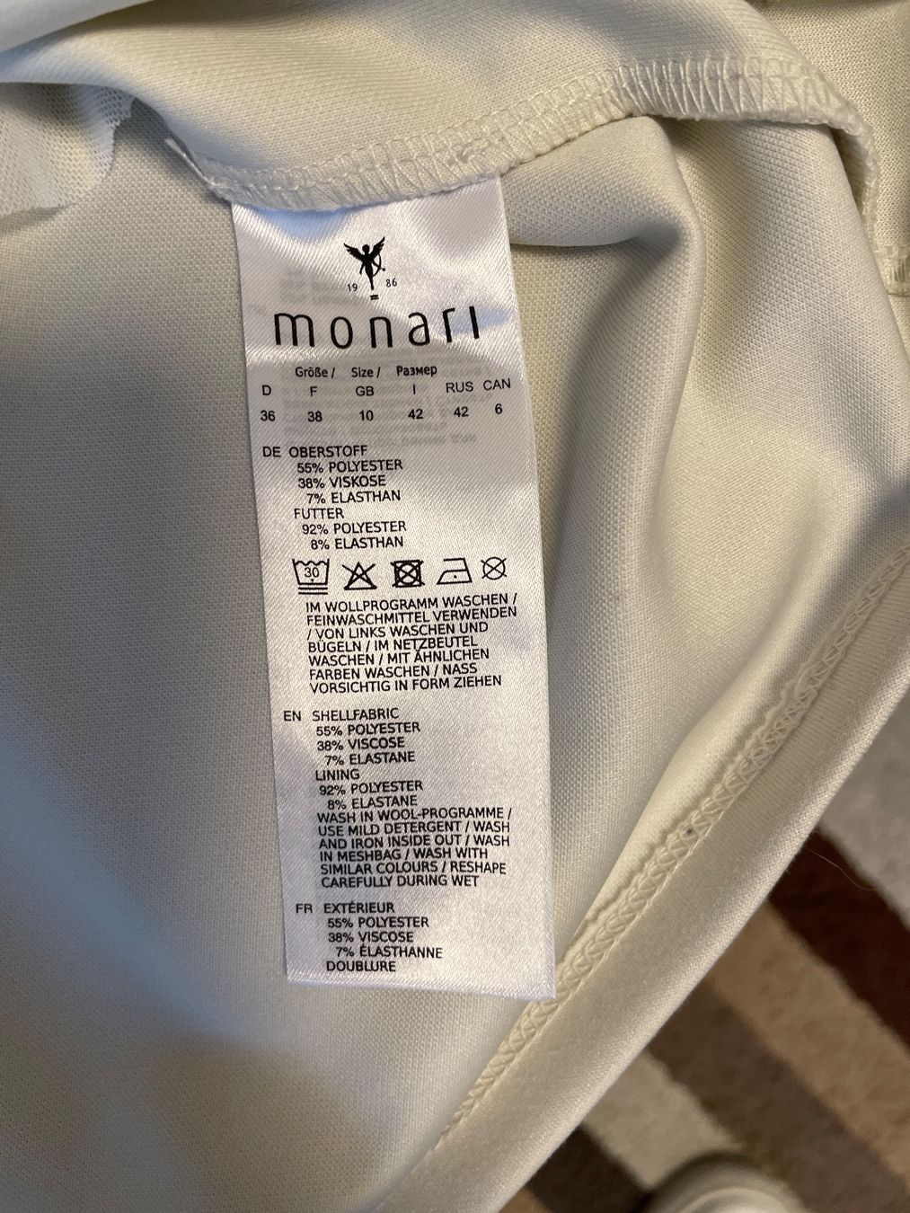 Maglioni & Felpe: Pullover Monari creme mit Pailletten Gr.36 - neu – Nuovo (secondo la descrizione) da Birsfelden venduto da Nic21 6