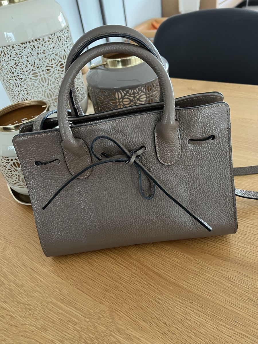 Taschen für Damen: Leder Handtasche – Gebraucht aus Döttingen von Steinklopferin