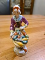 Porzellanfigur Meissen Marktfrau