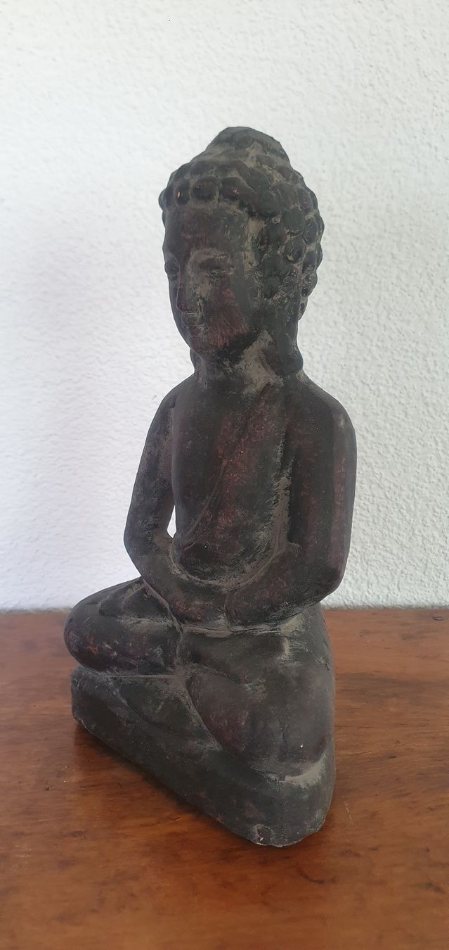 Tutte le decorazioni: Statuette Bouddha en céramique - Objet de collection unique – Nuovo e nell'imballaggio originale da Salavaux venduto da Gabest.25 3