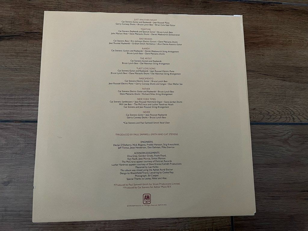 Dischi in vinile: Cat Stevens – Back To Earth – Nuovo (secondo la descrizione) da Uster venduto da mojorisin01 3