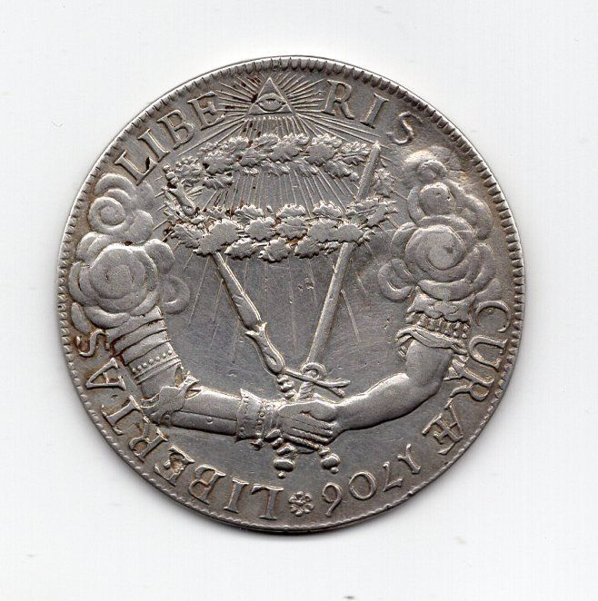Alle Münzen: (997) Bern, 1706, Sechszehnerpfennig – Gebraucht aus Rüthi (Rheintal) von erdnuessli1