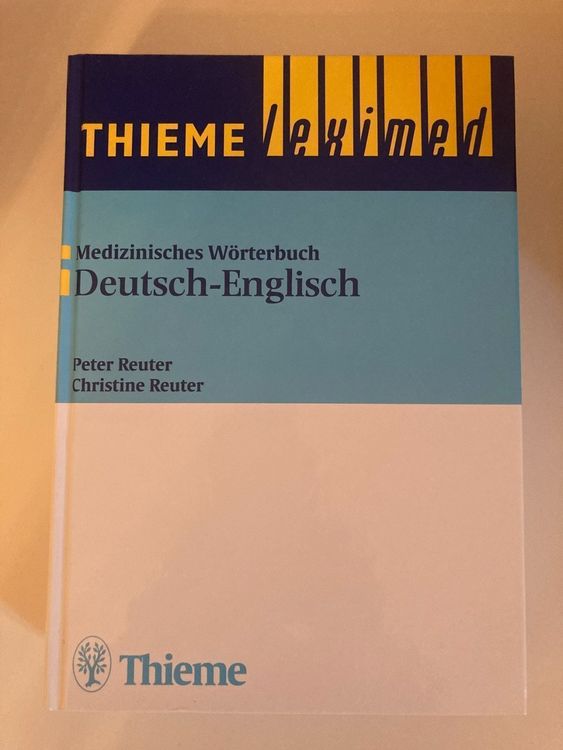 MEDIZINISCHES WÖRTERBUCH DEUTSCH-ENGL. THIEME LEXIMED | Kaufen auf Ricardo
