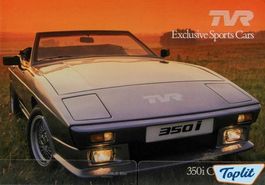 ORIGINAL NEUWAGEN JAHRES PROSPEKT TVR - ALLE TYPEN - 1984