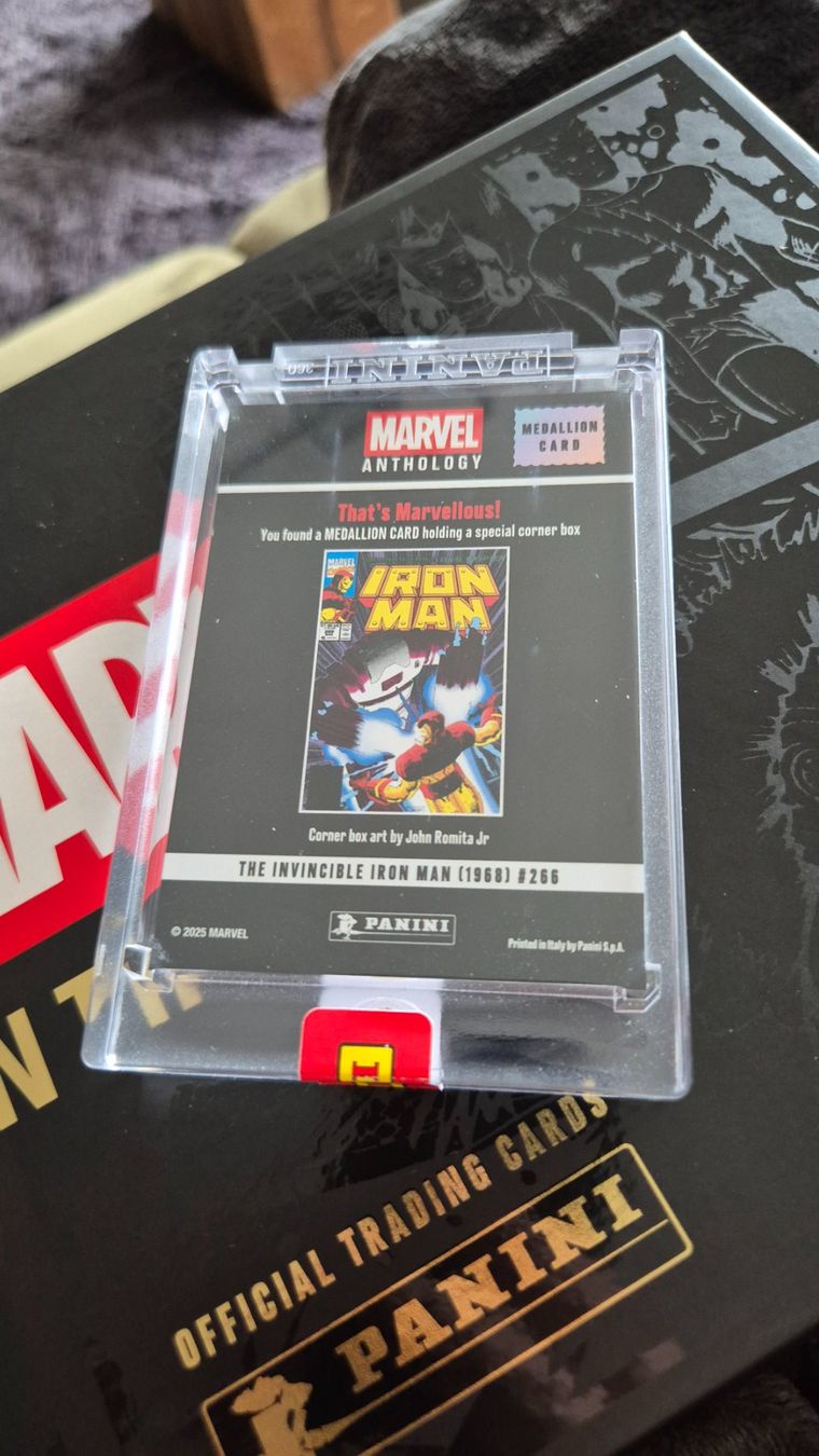 Topps Sammelbilder & Trading cards: Iron Man - Medallion Card - Panini Marvel Anthology – Neu (gemäss Beschreibung) aus Burg AG von Danoe 1