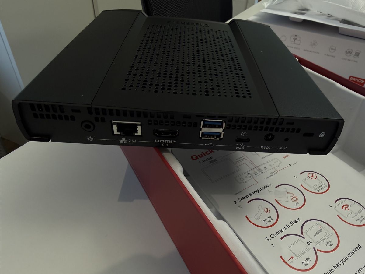 Barco Unità & Adattatore: Barco Click Share CX50 Gen2 – Nuovo e nell'imballaggio originale da Schlatt TG venduto da lichtundton 1