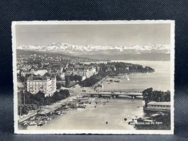 Zürich und die Alpen