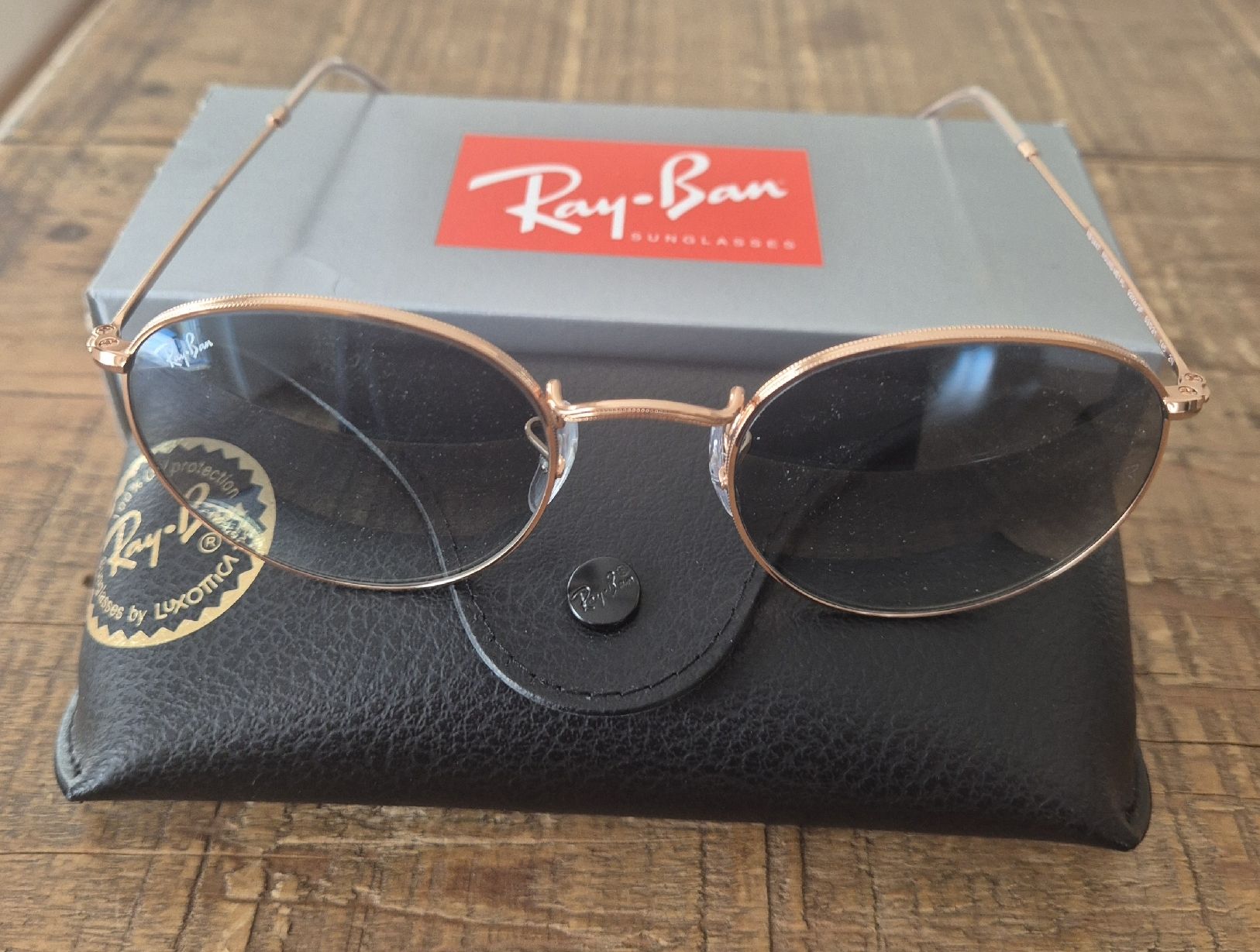 Ray-Ban Occhiali & Lenti: Ray-Ban Sonnenbrille round – Nuovo (secondo la descrizione) da Kriens venduto da Sk8punk7 1