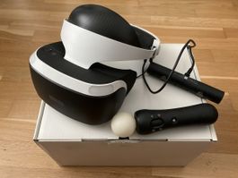 PlayStation VR Headset mit Controllern 