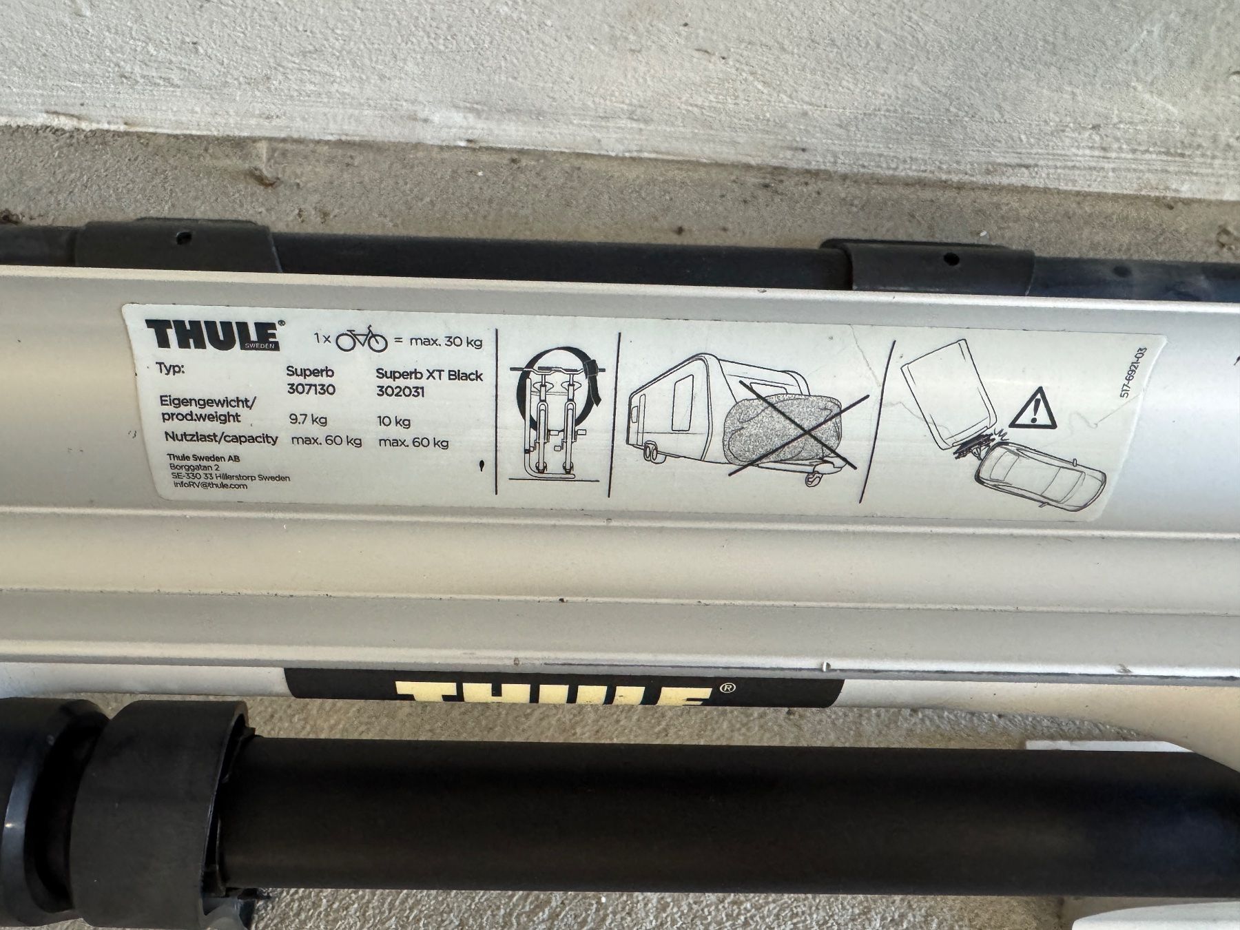 Travi: Thule Superbe für 2 Velos – Usato da Buttwil venduto da Gm67 1