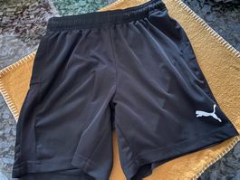 PUMA Sport-Shorts schwarz Grösse 152