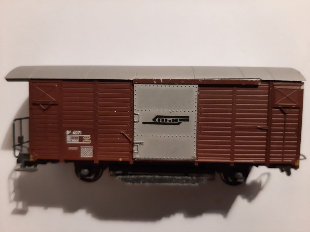 Bemo H0m 2282 151 D2 4071 Schienenreinigungswagen 3