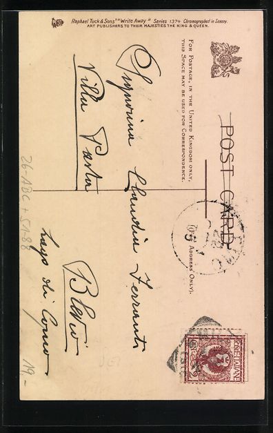 Cartoline postali: sign. Eraham Hyde: Chinese mit Fächer i – Usato da Berlin venduto da bartko-reher 1