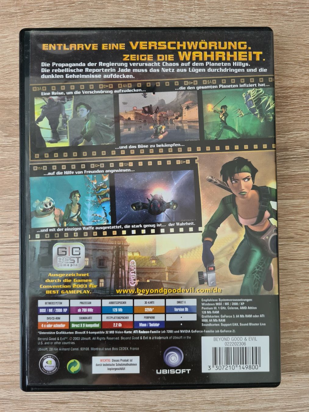 Spiele: Beyond Good & Evil (3 CD) (Multilanguage) - PC – Gebraucht aus Carouge GE von Franllo 1