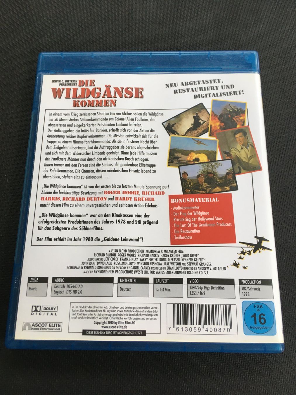 Tutti i DVDs: Die Wildgänse kommen [Blu-ray] – Usato da St.Gallen venduto da MedienJoe 1
