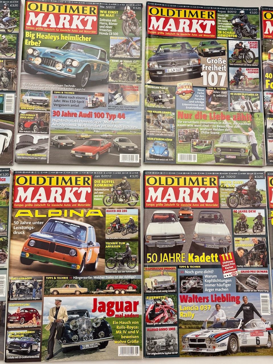 Riviste & Magazine: Oldtimer Markt, ganzer Jahrgang 2012 – Usato da Rütihof venduto da Bashful 2