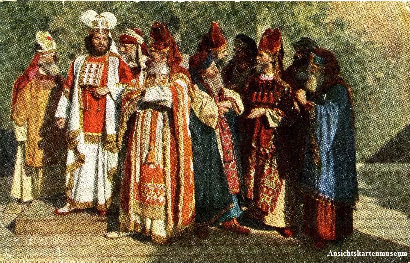 Ansichtskarten: Oberammergau - Festspiele + 1922 – Gebraucht aus Emmenbrücke von teestube