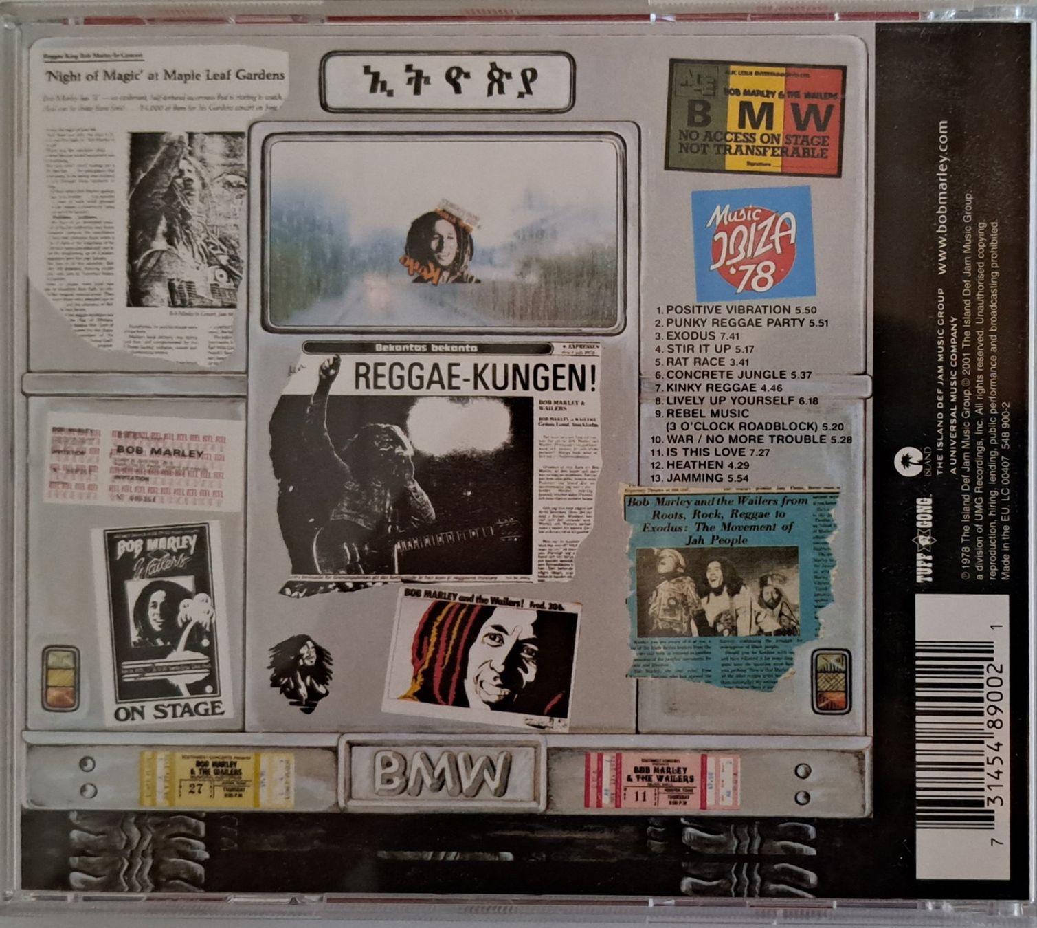 CD: BOB MARLEY & THE WAILERS - ""BABYLON BY BUS" – Usato da Tenniken venduto da mik_6mxg 5